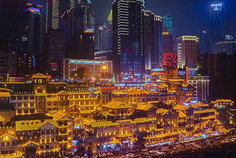 洪崖洞夜景