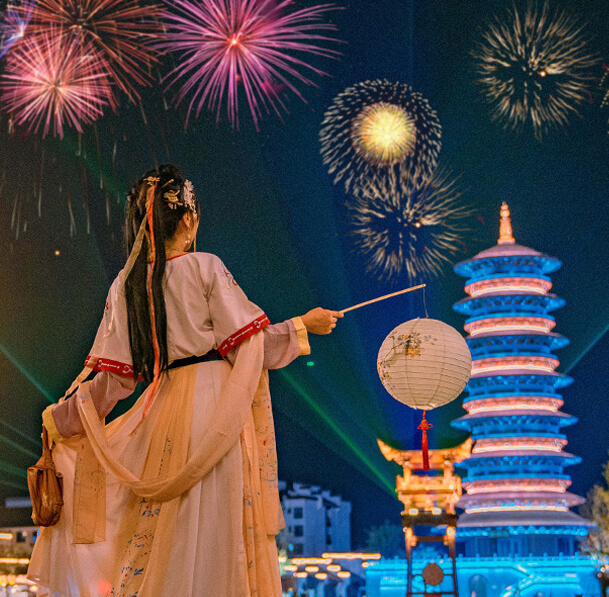 大唐不夜城夜景